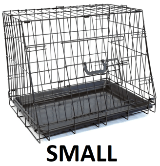 picture of Streetwize Folding Slanted Dog Crate Small 24 Inch - [STW-SWPET17]