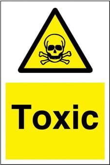 picture of Toxic Sign - 200 x 300Hmm - Rigid Plastic - [AS-WA154-RP]
