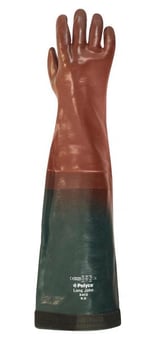 Picture of Polyco PVC Long John Gauntlet Red/Green - [BM-3413]