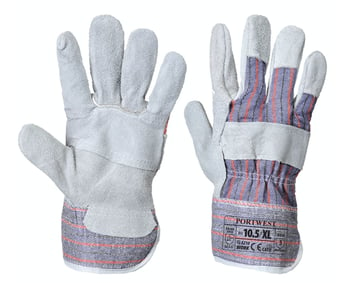 Picture of Portwest A210 Canadian Grey Rigger Gloves - Pair - [PW-A210GRR]