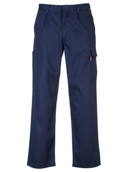 picture of Portwest - Navy Blue Bizweld FR Cargo Pant - PW-BZ31NAR