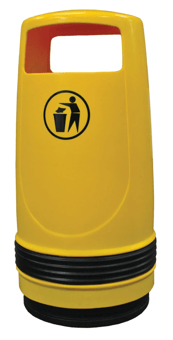 picture of Melba Swintex Merlin Litter Bin 90L - Yellow - [MLB-2MERLIN-YEL]