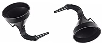 picture of Plastic Black Funnel With Extendable Flexible Spout - [JKT-HS3025] - (DISC-W)