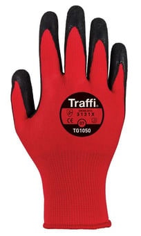 Picture of TraffiGlove Centric 1 Handling Rubber Coating Gloves - Size 10 - Pack of 10 - TS-TG1050-10X10 - (AMZPK2)