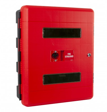 picture of Firechief Double Cabinet c/w Keylock - 735mm x 616mm x 210mm - [HS-106-1158]