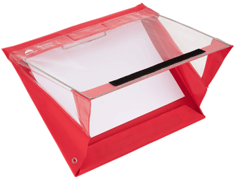 picture of Paperdry Waterproof Clipboard Red - A4 Landscape - [LW-REDA4L]