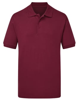 Picture of UCC Heavyweight Pique Polo Shirt - Burgundy Red - BT-UCC004-BGD