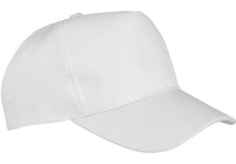 Picture of Result RC84X Breathable Core Boston 5-Panel Printers Cap - BT-RC84X-WHITE