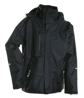 picture of Lyngsoe Waterproof Breathable Black  Jacket - LS-FOX7057