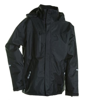 Picture of Lyngsoe Waterproof Breathable Black  Jacket - LS-FOX7057