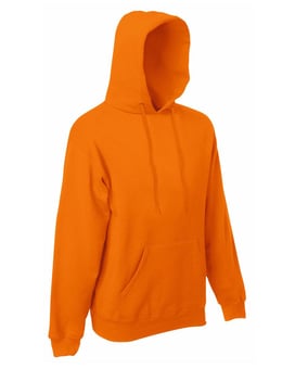 picture of Fruit Of The Loom Orange Men's Classic Hooded Sweatshirt - BT-62208-ORA