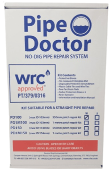 picture of Pipe Doctor Repair Kit DN100 Pipe - 550mm - Winter Resin - [S1-PD100KITW] - (LP)