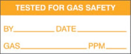 picture of Quality Labels - Tested for Gas Safety - 51 x 22mm (500 per Roll) - [AS-QC26]