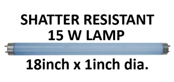 picture of Hi-Blue - 15 Watts Lamp For Fly Killers - BL368 - Shatter Resistant - [BP-LS15WS-H]