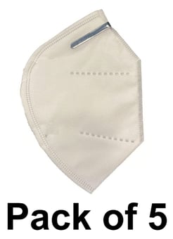 picture of Supreme TTF Fold Flat Non-Valved Mask - Four Layer - Non PPE Face Cover - Pack of 5 - [HT-PROMAX] - (LP)