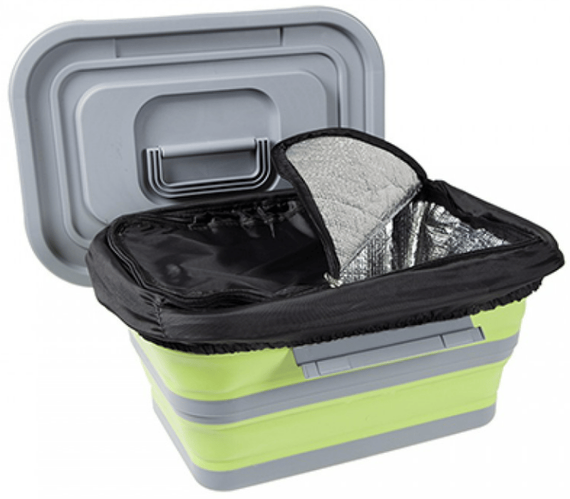 Summit Pop Collapsible Cool Box 18L Lime/Grey - [PI-712006L] - (DISC-W)