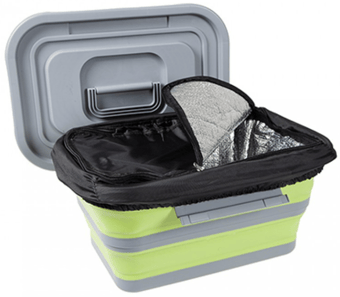 Picture of Summit Pop Collapsible Cool Box 18L Lime/Grey - [PI-712006L] - (DISC-W)