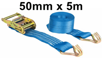 picture of ProSolve Ratchet Tie-Down Straps - 50mm x 5m x 2000kg (LC) - [PV-BDV1573CP]