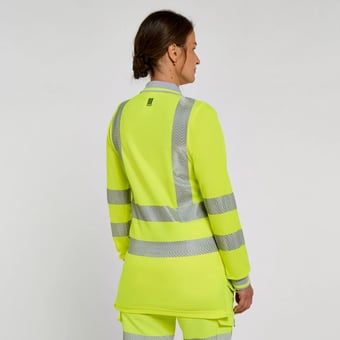 picture of Pulsar Life Ladies Short Sleeve Polo Shirt Yellow - PR-LFE975-NB-YEL