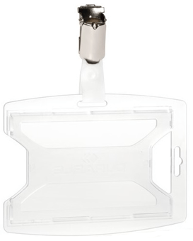 Picture of Durable ID Card Holder ReXycle With Clip For 1 Card - Pack of 25 - [DL-896119]