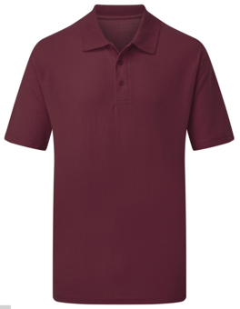 Picture of UCC 50/50 Medium Weight Burgundy Red Pique Polo - BT-UCC003-BGNDY