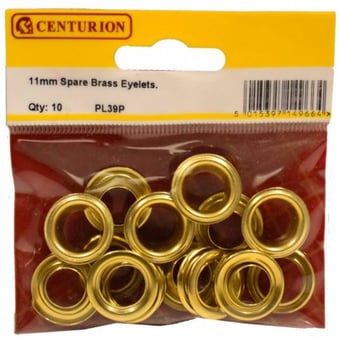picture of 11mm Spare Brass Eyelets - Pack of 10 - [CI-PL39P] - (DISC-X)