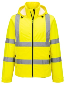 picture of Portwest S164 - Hi-Vis Lightweight Packable Jacket - Yellow - PW-S164YER