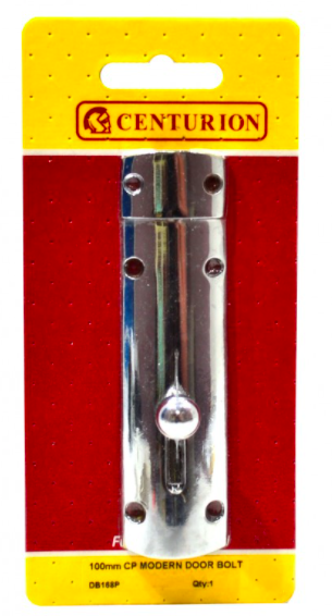 picture of Centurion CP Modern Door Bolt - 100mm - [CI-DB168P]