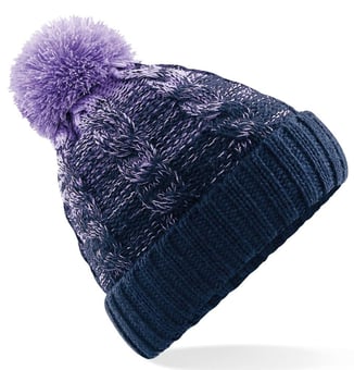 picture of Beechfield B459 Original Ombré Beanie - Lavender / French Navy Blue - [BT-B459-LFN]
