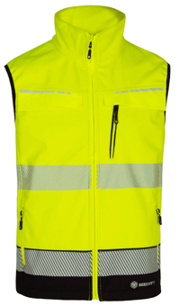 picture of Deltic Hi-Vis Two-Tone Gilet Saturn Yellow/Navy - BE-BSDBWTTSYN