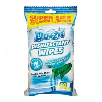 picture of Duzzit - Disinfectant Wipes - 50 Wipes - [ON5-DZT042A] - (HP)