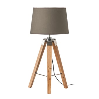 Picture of Interiors by Premier Nordic Table Lamp - Grey Shade - EU Plug - [PRMH-BU-X2550X191] - (HP)