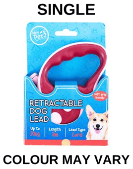 picture of World Of Pets Retractable Dog Lead Assorted Colours 10kg 3m - [PD-WP349]