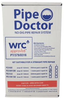 picture of Pipe Doctor 1m Long Repair Kit DN100 Pipe - Winter Resin - [S1-PD1M100KITW] - (LP)