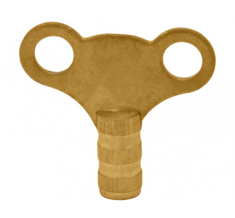 picture of Radiator Key - Brass Clock Style - Pack of 5 - CTRN-CI-PA20P