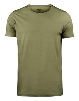 picture of James Harvest Twoville Crew Neck T-Shirt - Moss Green - BT-HAR2114005-H704