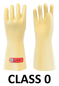 picture of CATU Insulating Natural Rubber Dielectric Safety Electrician's Gloves - 1000 V - Class 0 - 360mm - BD-CG-10-A