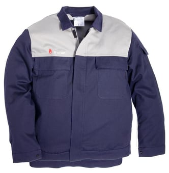 picture of NOAH Arc Flash Protective Jacket - Navy Blue - 12.4 cal/cm²  - CD-CLY-585-124-X