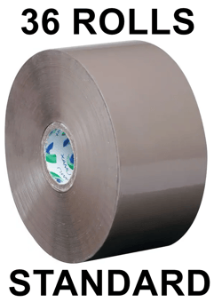 picture of Slingsby Umax Polypropylene Packing Tape - 36 Rolls - Brown - Standard - [SLB-402925] - (LP)
