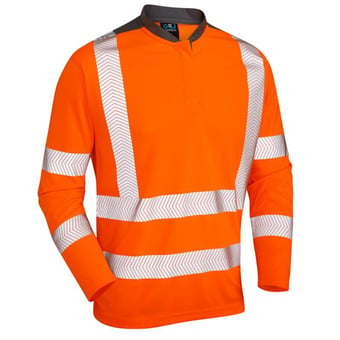 picture of Watermouth - Orange Performance Sleeved T-Shirt - LE-T13-O