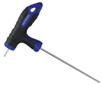 picture of Faithfull Ball Ended T-Handle Hexagon Key - 5mm - [TB-FAIHK50MTN]