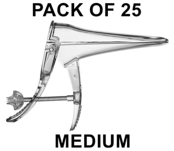 picture of EcoGold Vaginal Speculum - Medium - Sterile - 25 Pack - [VC-9147]