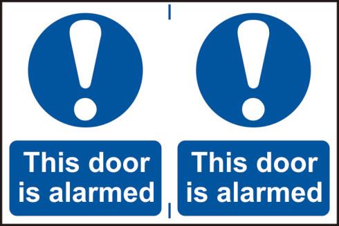 picture of Spectrum This door is alarmed – PVC 300 x 200mm - SCXO-CI-0355