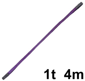 picture of Climax Webbing Sling - Violet - 1t 4m - [CL-SLING-1T4M]