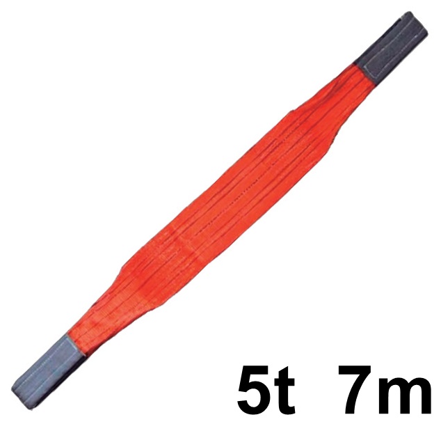 Climax Webbing Sling - Red - 5t 7m - [CL-SLING-5T7M]