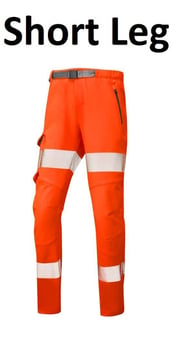 picture of Starcross - Women's Stretch Work Trouser Orange - Short Leg - LE-WTL01-O-S
