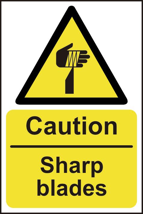 picture of Spectrum Caution Sharp Blades - RPVC 200 x 300mm - SCXO-CI-13988