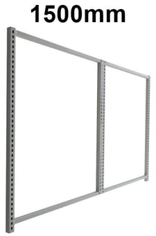 picture of QMP Back Frame 1500mm - Light Grey - [QM-BPKBACKF15LX]
