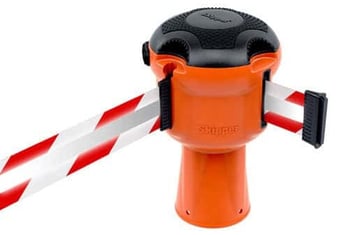 picture of Skipper Retractable Unit - Reflective Night Tape - Red/White Chevron - [SK-SKIPPER01-ORWR]