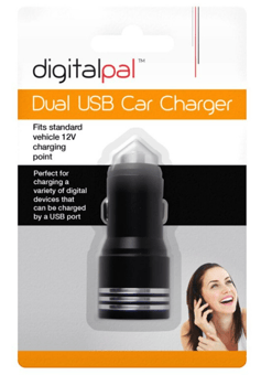 picture of Digital Pal Dual USB Car Charger 2x 2.1A - [OTL-318789]